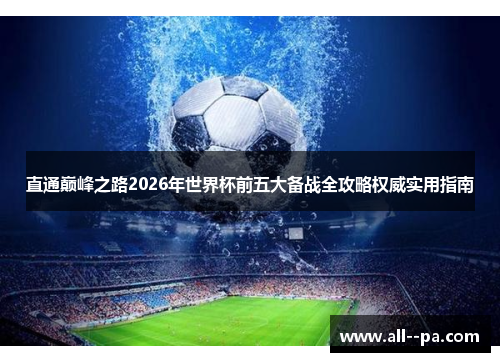 直通巅峰之路2026年世界杯前五大备战全攻略权威实用指南